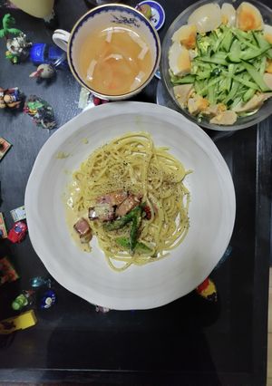 カルボナーラ-レシピのメイン写真