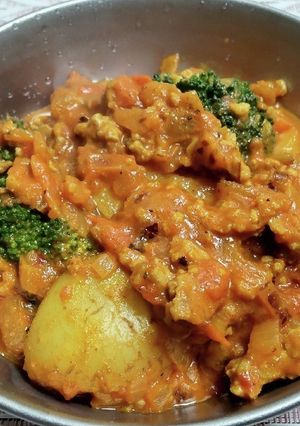キーマ野菜カレー-レシピのメイン写真