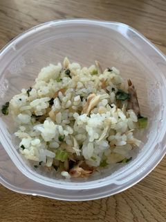 サバと小松菜の混ぜご飯-レシピのメイン写真