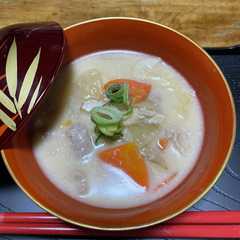 รูปของ 簡単！京風粕汁作ってみた〜めっけ