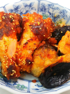 ★塩麹ヤンニョムチキン&ナス★動画あり★-レシピのメイン写真