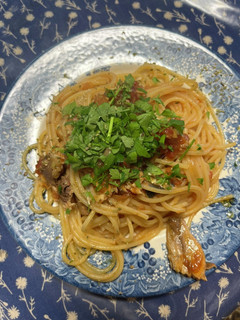 鰯の漁師風トマトスパゲッティ-レシピのメイン写真