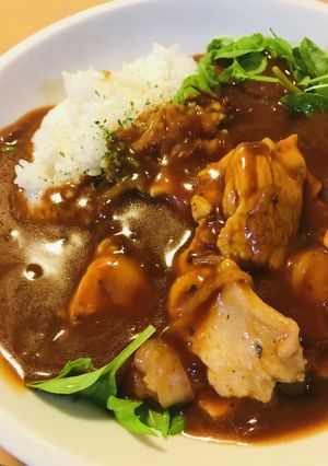 レトルト●チキンチャップのハヤシライス-レシピのメイン写真