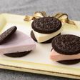 小さなチーズケーキ ココアクッキーサンド
