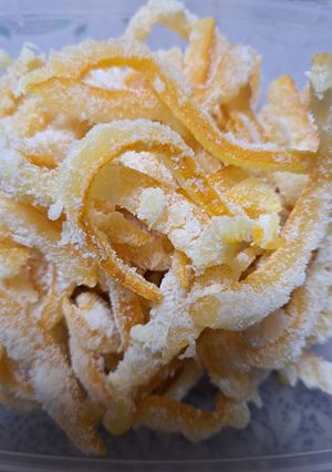 おばぁちゃんの柑橘皮のお砂糖煮-レシピのメイン写真