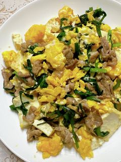 豆腐とニラの卵炒め-レシピのメイン写真