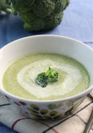 美肌を作る?！ブロッコリーの豆乳スープ-レシピのメイン写真