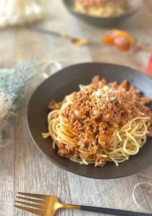 サクッと作るボロネーゼ(15分)-レシピのメイン写真