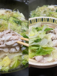 春キャベツ&新玉ねぎの豚しゃぶ鍋-レシピのメイン写真