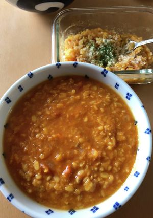 イエロームング豆とひき肉のカレー風-レシピのメイン写真