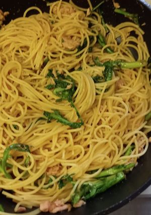 春菊のパスタ-レシピのメイン写真