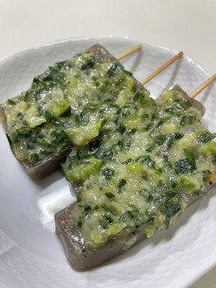 こんにゃくねぎニラ味噌田楽-レシピのメイン写真