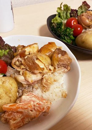 炊飯器調理・ワンプレートメシ-レシピのメイン写真
