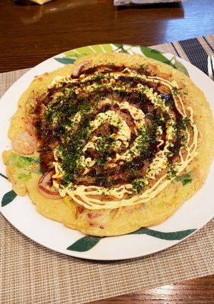海鮮お好み焼き-レシピのメイン写真