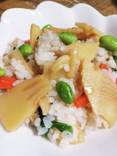 おばあちゃん家のタケノコ混ぜご飯☆-レシピのメイン写真