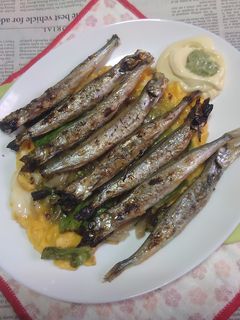 子持ちししゃもの網焼き+オムレツV5-レシピのメイン写真