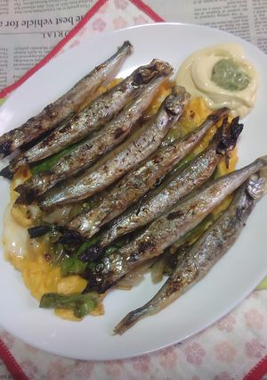 子持ちししゃもの網焼き＋オムレツV5-レシピのメイン写真