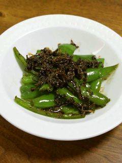 ピーマンとじゃこの豆鼓醤炒め-レシピのメイン写真