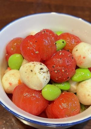 ミニトマトとモッツァレラチーズのマリネ-レシピのメイン写真