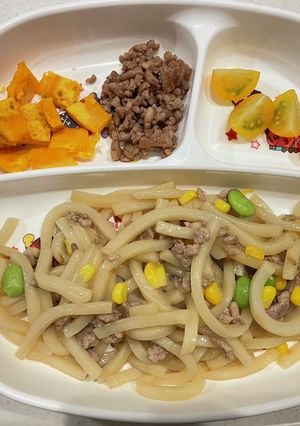 離乳食後期〜幼児食(焼きうどん)-レシピのメイン写真