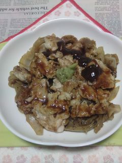 豚ロース薄切り肉+新玉のオイル炒め-レシピのメイン写真