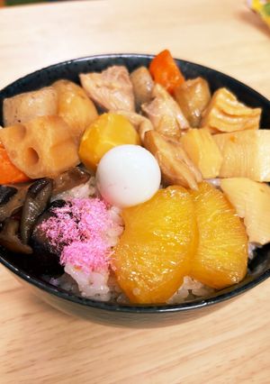 あるもので♪時短&簡単 峠の釜飯風丼-レシピのメイン写真