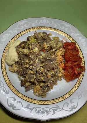 牛肉と玉子多めの炒め物-レシピのメイン写真