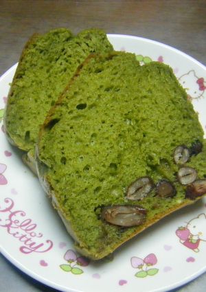 混ぜるだけ！抹茶と金時豆のパウンド♡-レシピのメイン写真