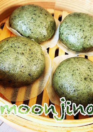 あこ酵母で作るよもぎ蒸し饅頭-レシピのメイン写真