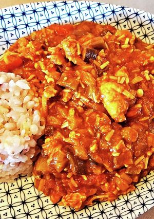 ダイエット無水キーマカレー♪-レシピのメイン写真