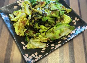 春キャベツと塩昆布のおかか炒め【改訂】-レシピのメイン写真