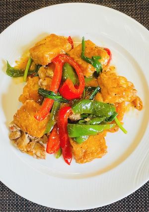 家常豆腐　　中国の揚げ出し豆腐-レシピのメイン写真