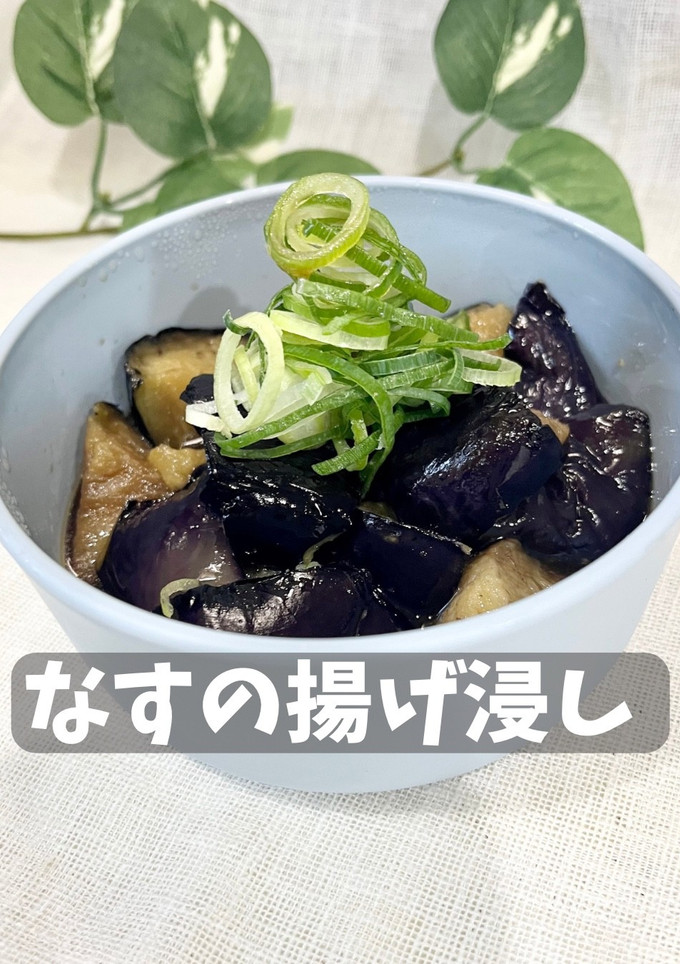 なすの揚げ浸し-レシピのメイン写真