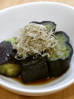 蒸しなす~とろろ昆布のせ~-レシピのメイン写真
