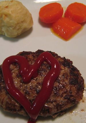 ハンバーグ-レシピのメイン写真