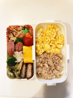 学童お弁当・そぼろ-レシピのメイン写真