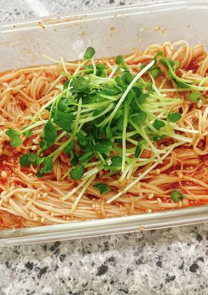 節約、簡単料理★えのきの韓国漬け-レシピのメイン写真
