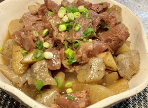 圧力鍋でトロトロ汁まで飲める牛すじ煮込み-レシピのメイン写真