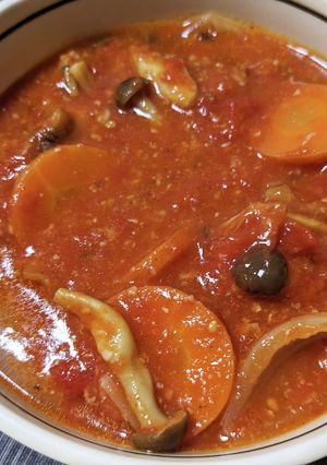 手羽元と野菜の塩麹トマト煮-レシピのメイン写真