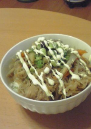 ヘルシーでも満足★うちのきんぴら丼-レシピのメイン写真
