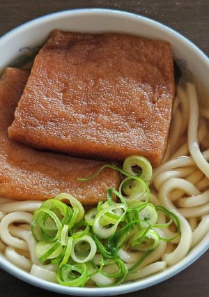 割と頑張ったきつねうどん-レシピのメイン写真
