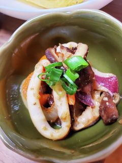 いかとしいたけのきのこ麹炒め-レシピのメイン写真