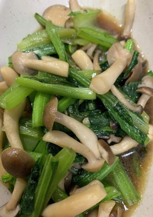 小松菜炒め煮-レシピのメイン写真