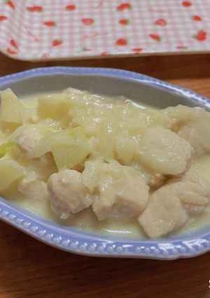 鶏胸肉のクリーム煮込み♡-レシピのメイン写真