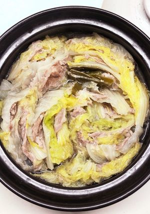 【1人分】白菜と豚肉のミルフィーユ鍋-レシピのメイン写真