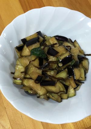 ナスの塩昆布和え-レシピのメイン写真