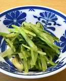 簡単、壬生菜の漬物（同様に水菜の漬物）