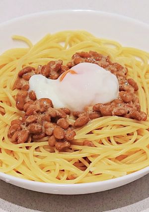納豆パスタ-レシピのメイン写真