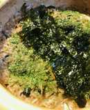 鍋の〆●十六穀米の海苔玉子ぞうすい