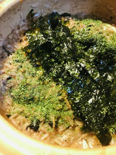 鍋の〆●十六穀米の海苔玉子ぞうすい-レシピのメイン写真